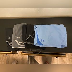 UA athletic shorts.